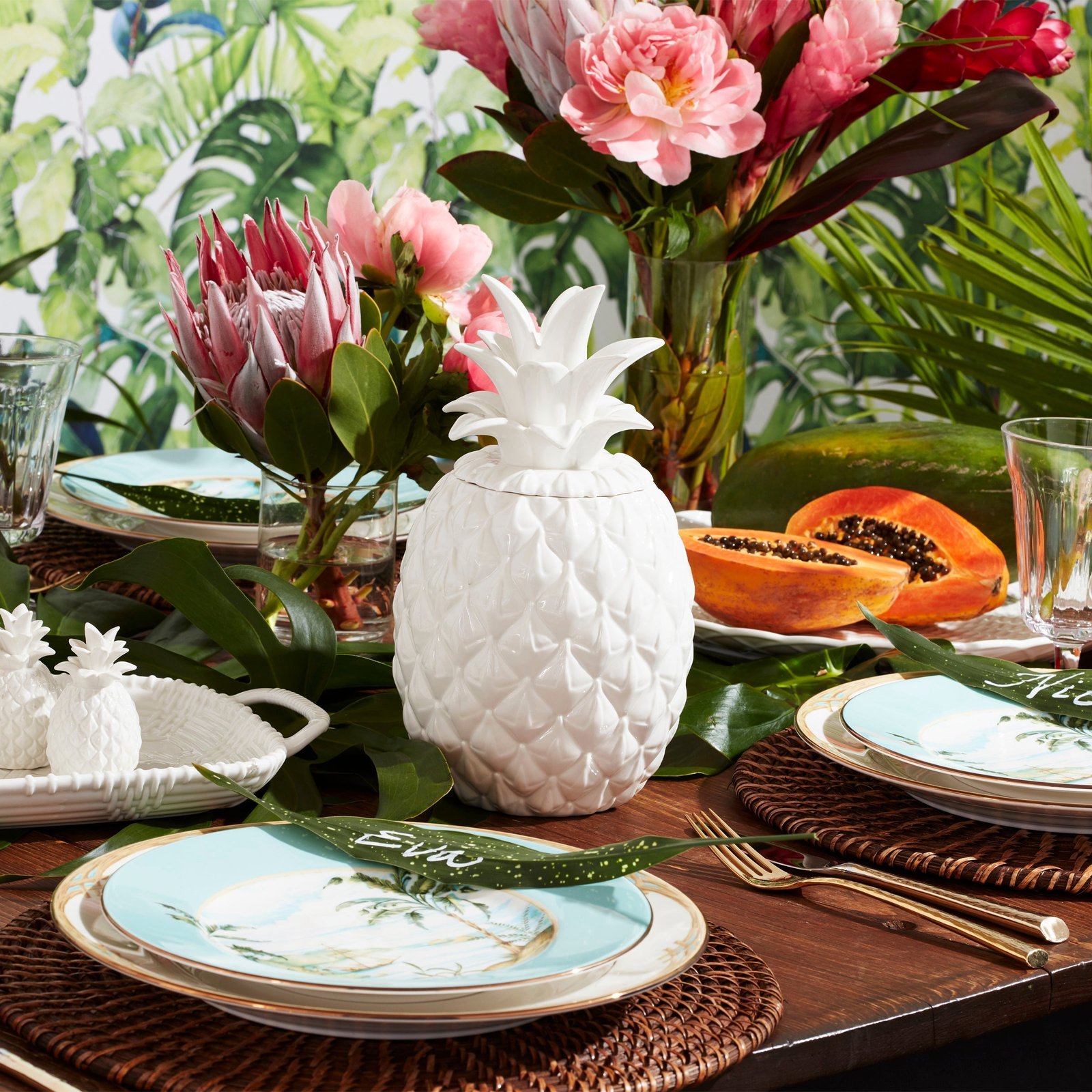 Wicker Creek Pineapple Cookie Jar - Image 4