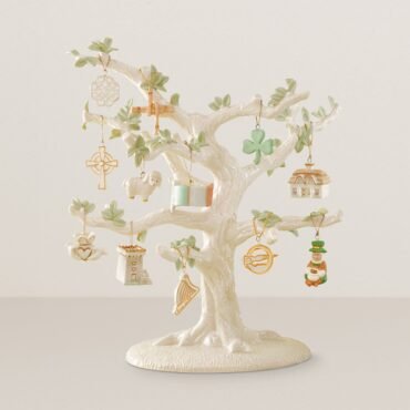 Luck Of The Irish 12-Piece Ornament and Tree Set