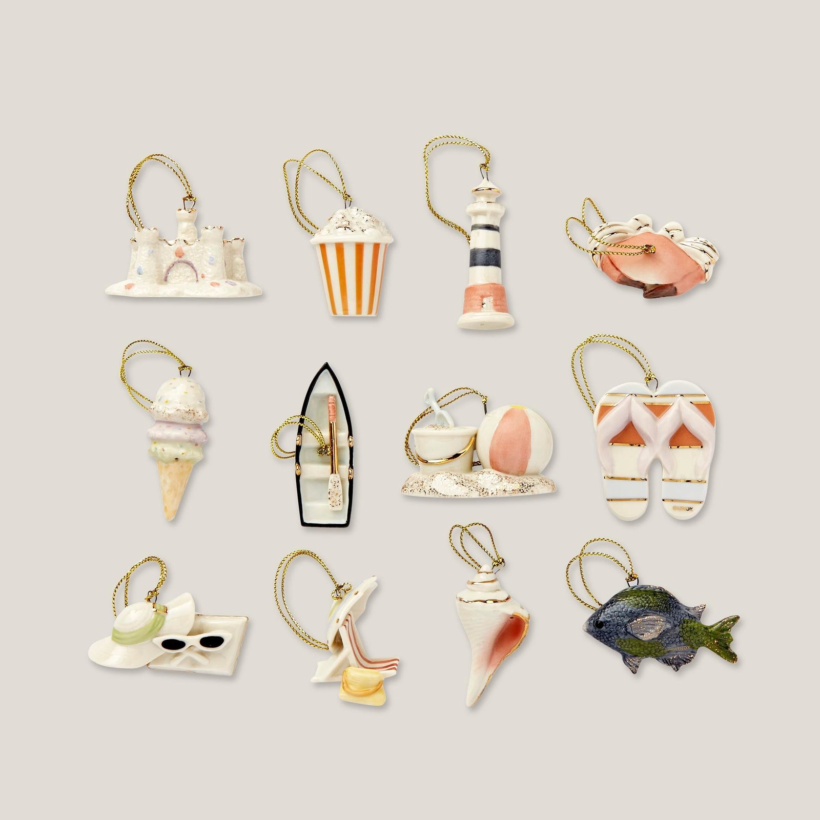Summer 13-Piece Ornament & Tree Set - Image 2
