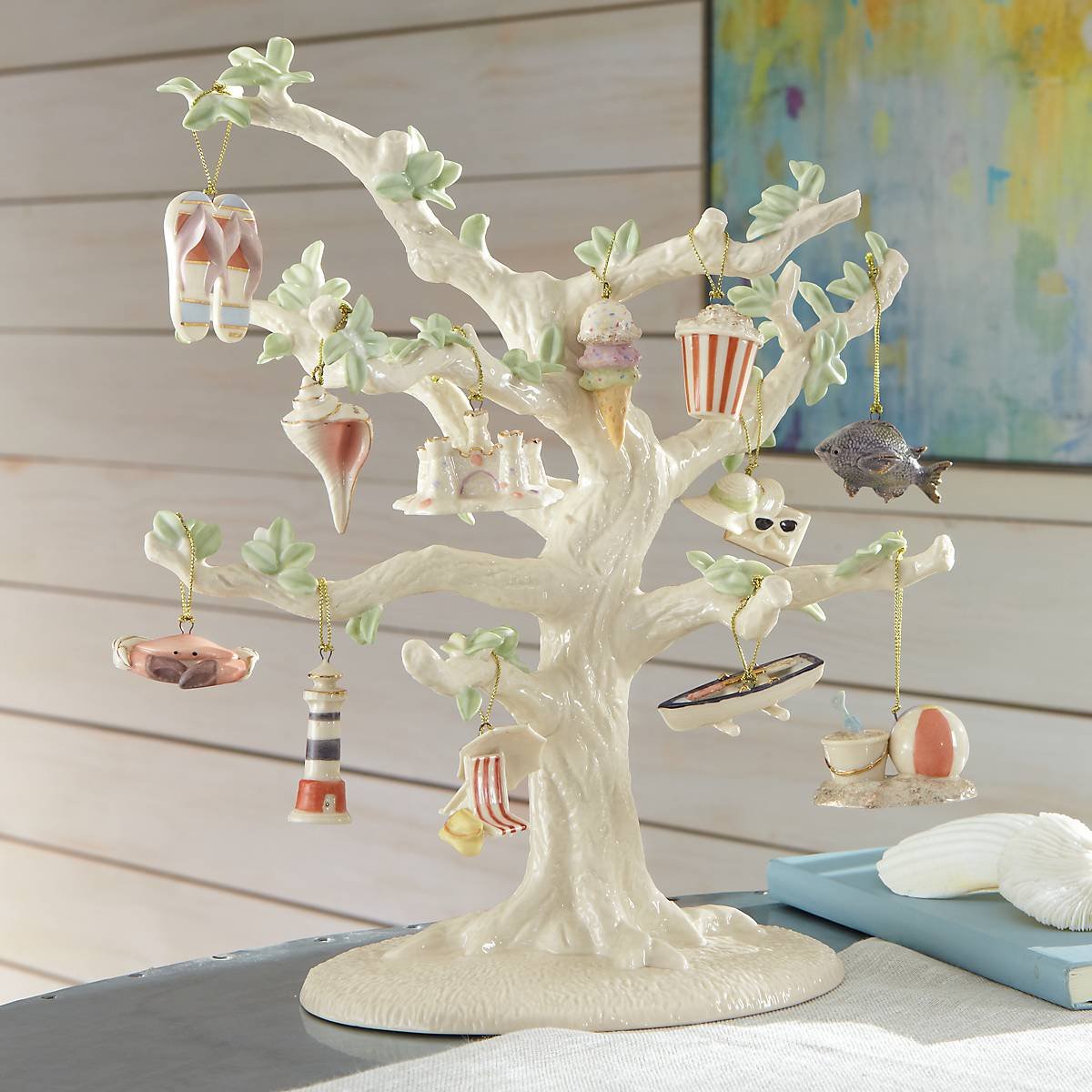 Summer 13-Piece Ornament & Tree Set - Image 4