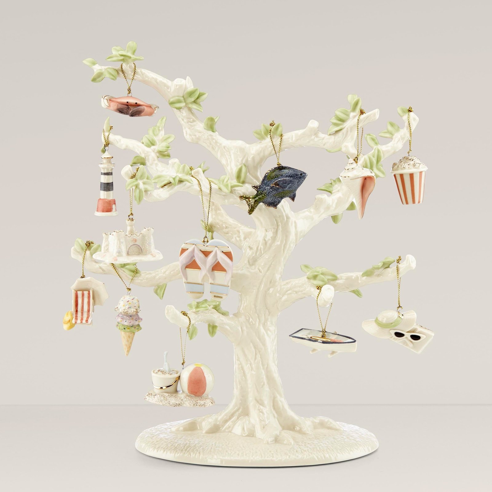 Summer 13-Piece Ornament & Tree Set