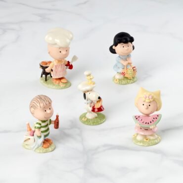 Peanuts Barbecue 5-Piece Figurine Set