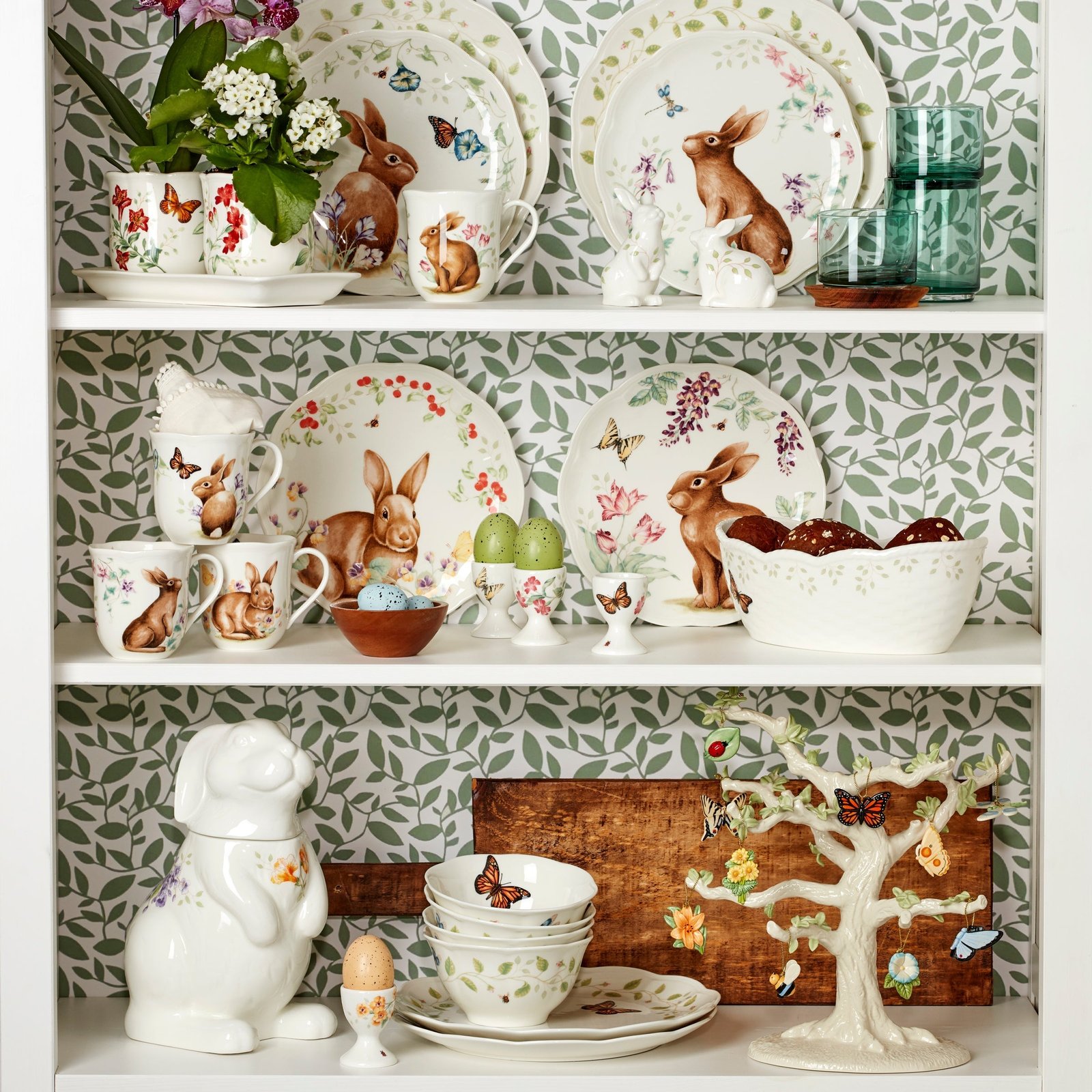 Butterfly Meadow 11-Pc Orn & Tree Set - Image 3