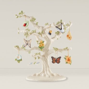 Butterfly Meadow 11-Pc Orn & Tree Set