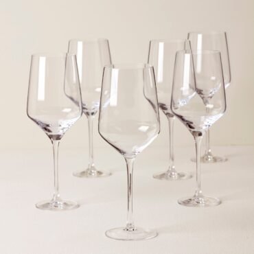 Tuscany Classics Angled Wine Glasses - Set Of 6