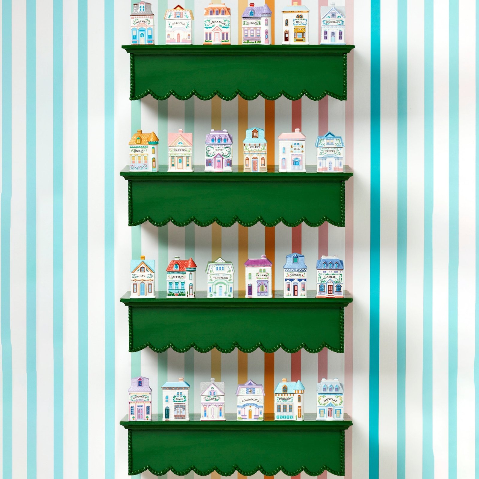 Lenox Spice Village 24-Piece Spice Jar Set - Image 3