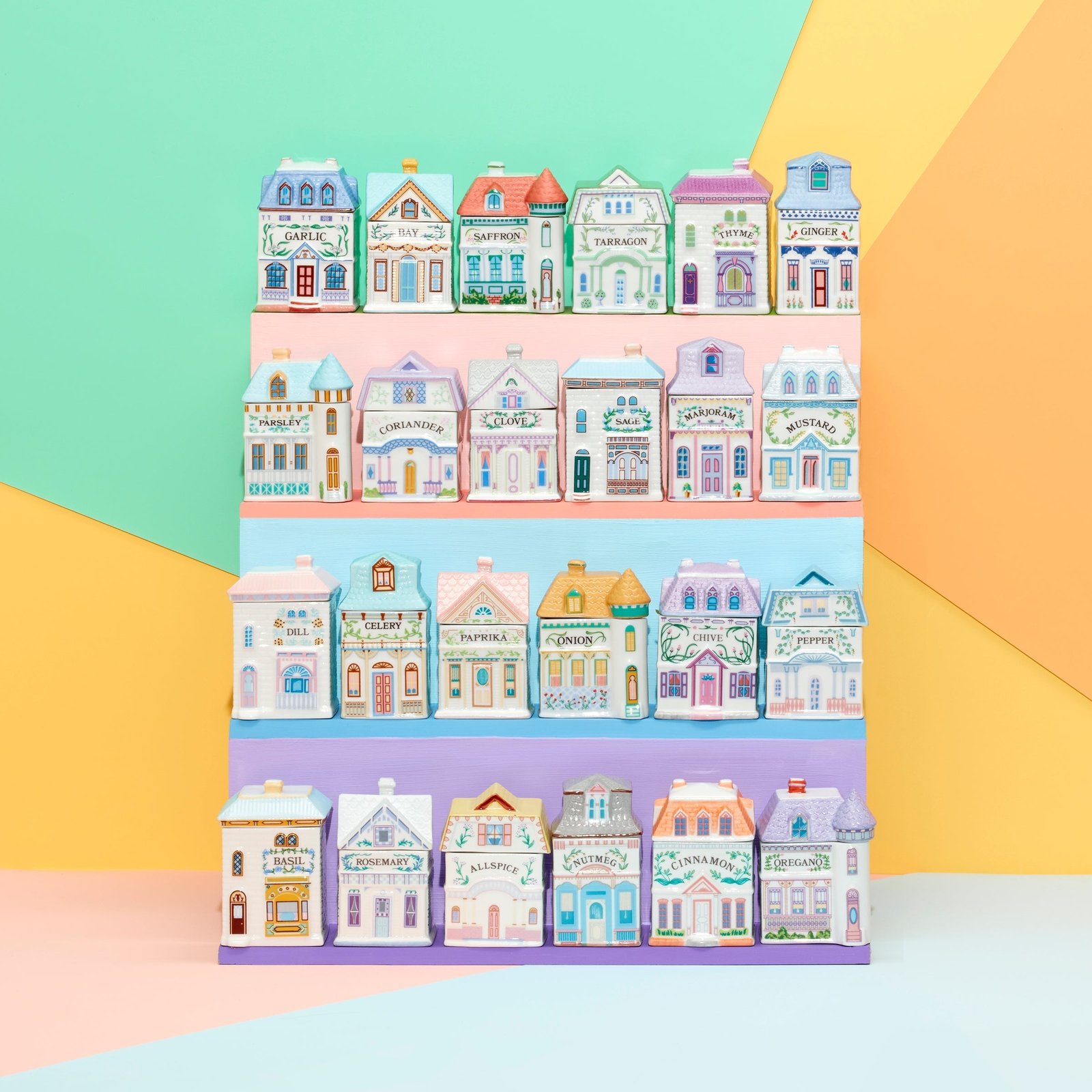 Lenox Spice Village 24-Piece Spice Jar Set - Image 2