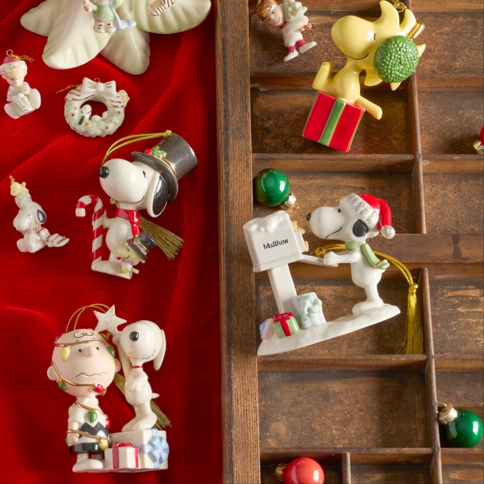 Snoopy & Friends Christmas Tree Ornament Set - Image 3