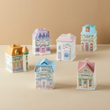 Lenox Spice Village 6-Piece Spice Jar Set - Savory