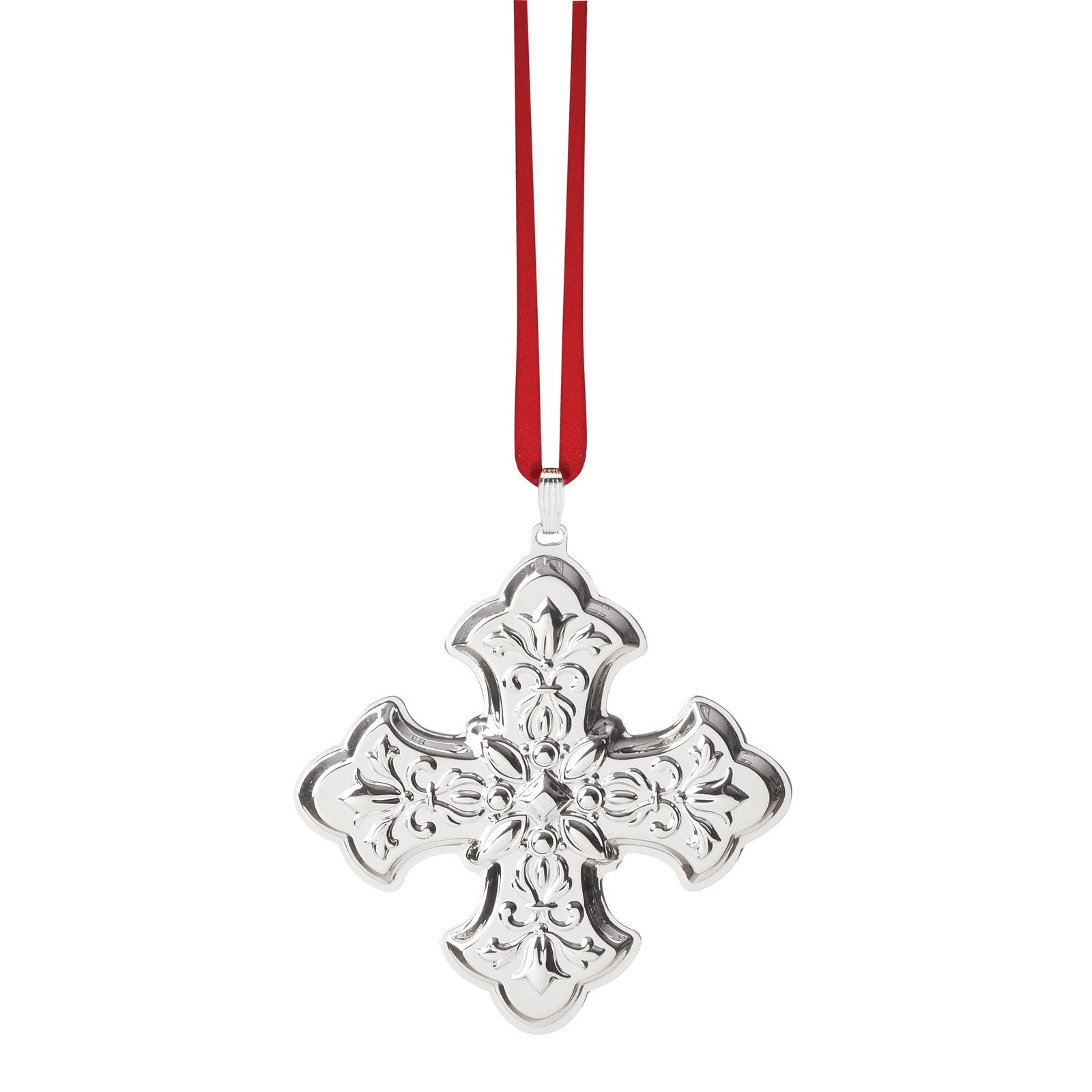 2025 Annual Christmas Cross Sterling Ornament - Image 6