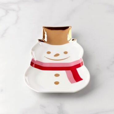 Be Jolly Snowman Candy Dish
