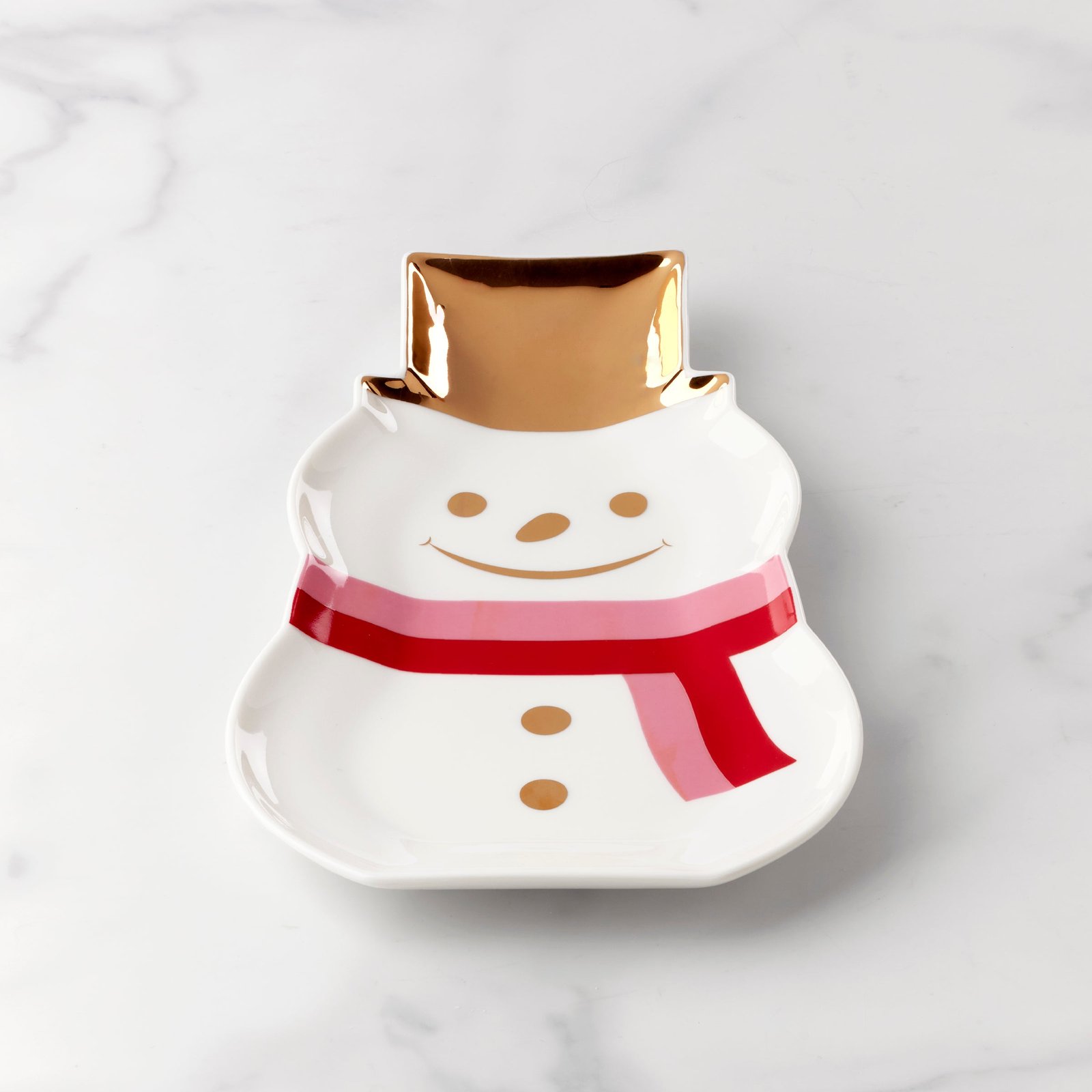 Be Jolly Snowman Candy Dish